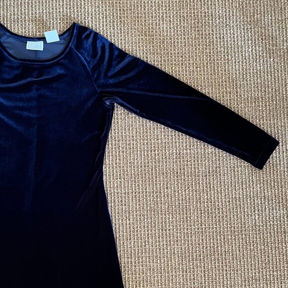 Moda International Vintage Velvet Dress - Picture 4 of 5